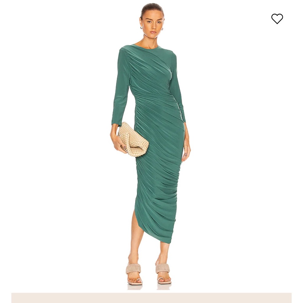 Long sleeve Norma Kamali gown NWT